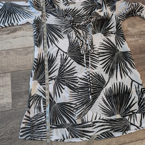 Tommy Bahama Palm Print Swim Cover Up Size Small - Picture 9 of 10